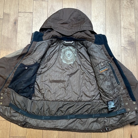 Orage women’s ski snowboard winter jacket coat M / L brown prime technology - Picture 5 of 15